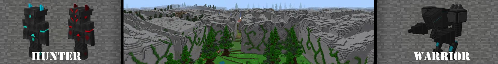 Panorama of the Minecraft Bedrock Marketplace product Maze Runner created by RareLoot.