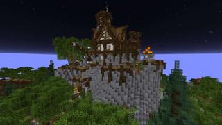 Screenshot of the Minecraft Bedrock Marketplace product Medieval Outpost created by RareLoot.
