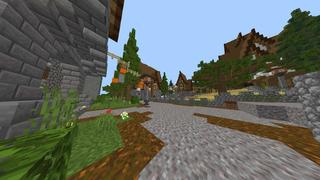 Screenshot of the Minecraft Bedrock Marketplace product Medieval Village created by RareLoot.