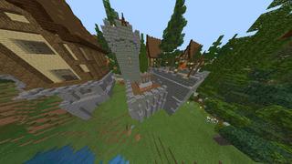 Screenshot of the Minecraft Bedrock Marketplace product Medieval Village created by RareLoot.