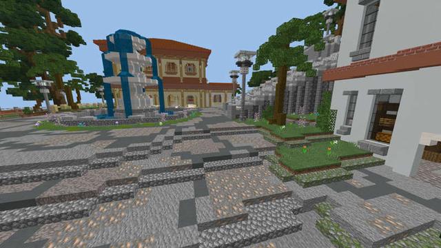Screenshot of the Minecraft Bedrock Marketplace product Mediterranean Town created by RareLoot.