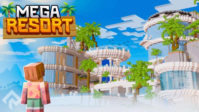 Thumbnail of the Minecraft Bedrock Marketplace product Mega Resort created by RareLoot.