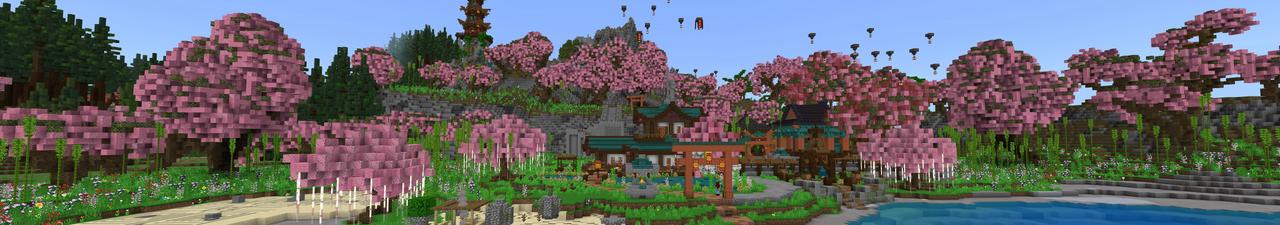 Panorama of the Minecraft Bedrock Marketplace product Megapack created by RareLoot.