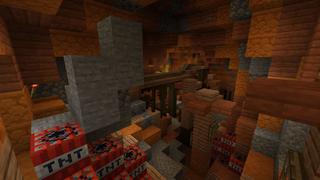 Screenshot of the Minecraft Bedrock Marketplace product Mesa Village created by RareLoot.