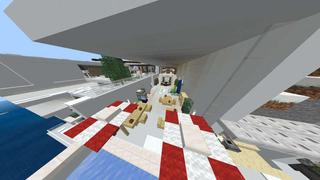 Screenshot of the Minecraft Bedrock Marketplace product Millionaire's Cliff Mansion created by RareLoot.