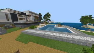 Screenshot of the Minecraft Bedrock Marketplace product Millionaire's Coast Mansion created by RareLoot.