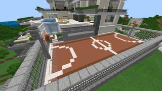 Screenshot of the Minecraft Bedrock Marketplace product Millionaire's Hill Mansion created by RareLoot.