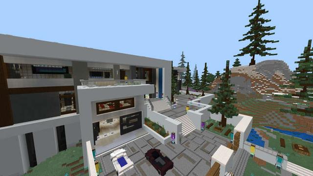 Screenshot of the Minecraft Bedrock Marketplace product Millionaire's Party Mansion created by RareLoot.