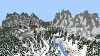 Screenshot of the Minecraft Bedrock Marketplace product Millionaire's Winter Chalet created by RareLoot.
