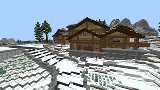 Screenshot of the Minecraft Bedrock Marketplace product Millionaire's Winter Chalet created by RareLoot.