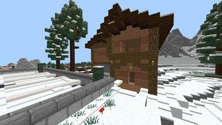Screenshot of the Minecraft Bedrock Marketplace product Millionaire's Winter Chalet created by RareLoot.