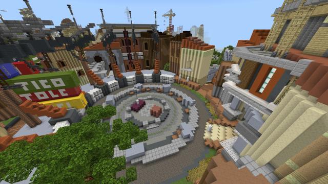 Screenshot of the Minecraft Bedrock Marketplace product Minestrike created by RareLoot.