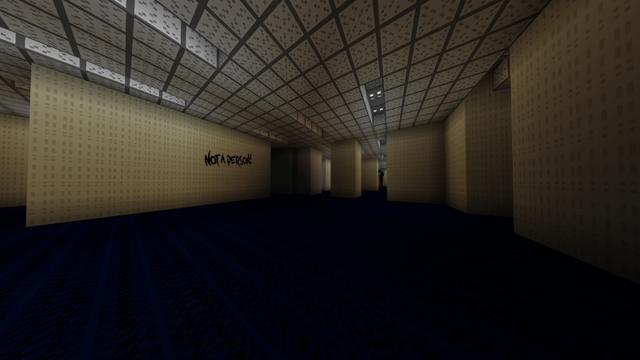 Screenshot of the Minecraft Bedrock Marketplace product Mini Backrooms created by RareLoot.