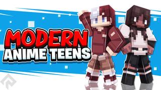 Thumbnail of the Minecraft Bedrock Marketplace product Modern Anime Teens created by RareLoot.