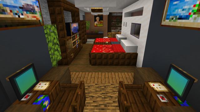 Screenshot of the Minecraft Bedrock Marketplace product Modern House Archaeology created by RareLoot.