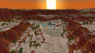 Screenshot of the Minecraft Bedrock Marketplace product Modern House Archaeology created by RareLoot.