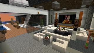 Screenshot of the Minecraft Bedrock Marketplace product Modern House Luxury created by RareLoot.
