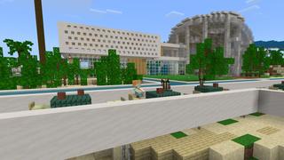 Screenshot of the Minecraft Bedrock Marketplace product Modern Oasis created by RareLoot.