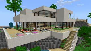 Screenshot of the Minecraft Bedrock Marketplace product Modern Oasis created by RareLoot.