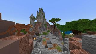 Screenshot of the Minecraft Bedrock Marketplace product Monkeys Paradise created by RareLoot.