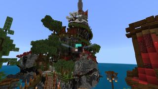 Screenshot of the Minecraft Bedrock Marketplace product Mysterious Magical Island created by RareLoot.