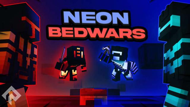 Thumbnail of the Minecraft Bedrock Marketplace product Neon Bedwars created by RareLoot.
