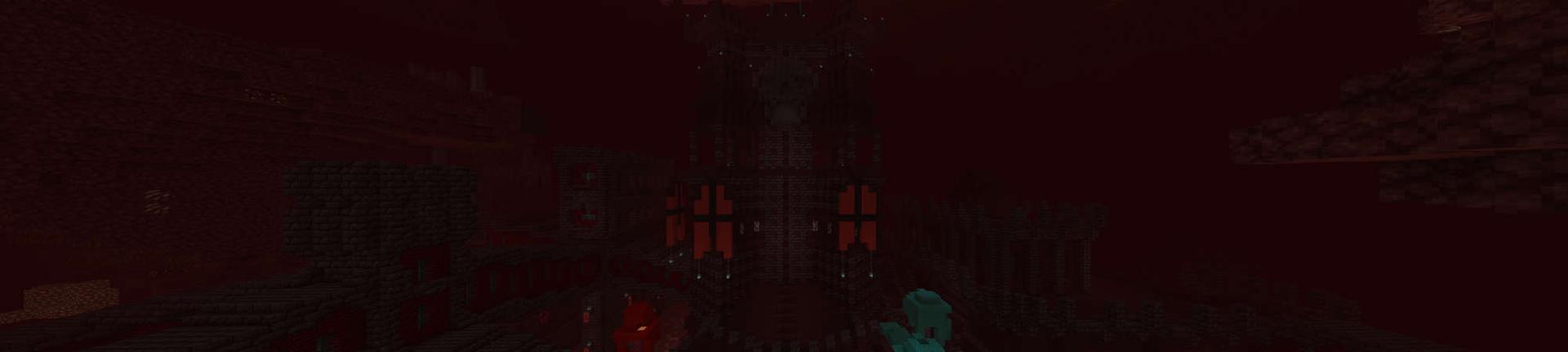 Panorama of the Minecraft Bedrock Marketplace product Nether Fortress created by RareLoot.
