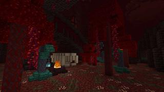 Screenshot of the Minecraft Bedrock Marketplace product Nether Fortress created by RareLoot.
