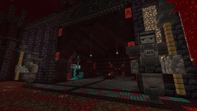 Screenshot of the Minecraft Bedrock Marketplace product Nether Fortress created by RareLoot.