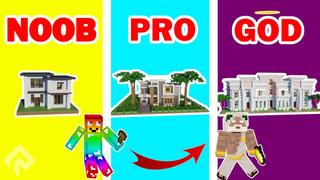 Thumbnail of the Minecraft Bedrock Marketplace product Noob vs Pro vs God created by RareLoot.