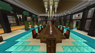 Screenshot of the Minecraft Bedrock Marketplace product Noob vs Pro vs Hacker Mansions created by RareLoot.