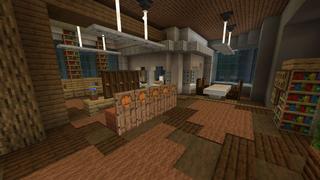 Screenshot of the Minecraft Bedrock Marketplace product Noob vs Pro vs Hacker Mansions created by RareLoot.