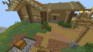 Screenshot of the Minecraft Bedrock Marketplace product Noob vs Pro vs Hacker Skyblock created by RareLoot.