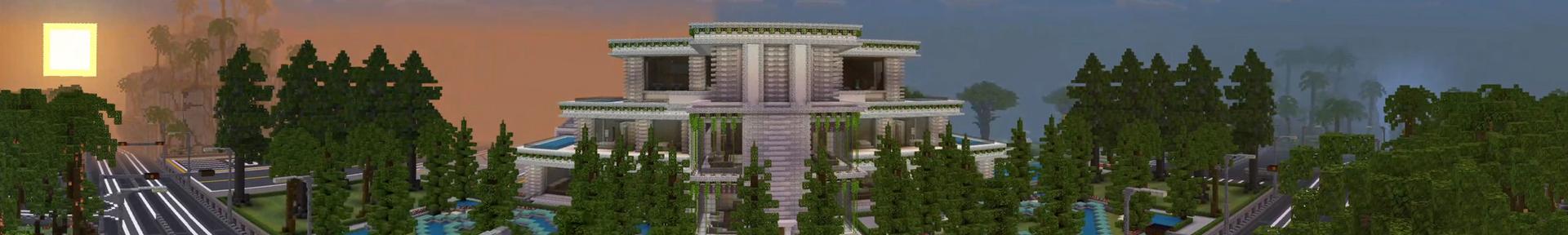 Panorama of the Minecraft Bedrock Marketplace product Noob vs Pro vs Millionaire created by RareLoot.