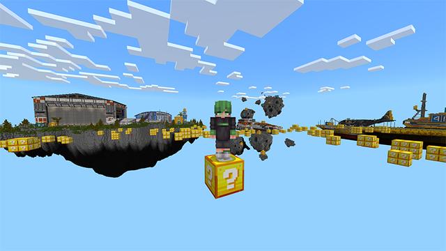Screenshot of the Minecraft Bedrock Marketplace product ONE BLOCK [?] created by RareLoot.
