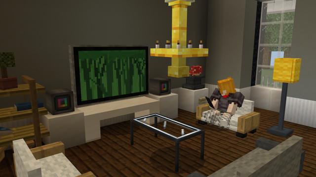 Screenshot of the Minecraft Bedrock Marketplace product One Block Furniture created by RareLoot.