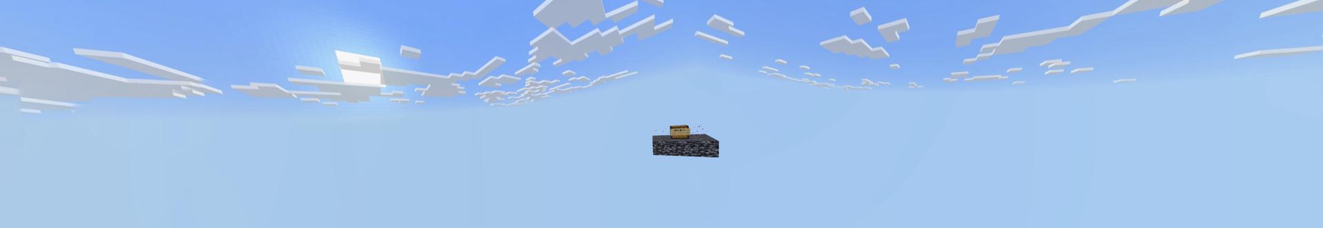 Panorama of the Minecraft Bedrock Marketplace product OneBlock Plus created by RareLoot.