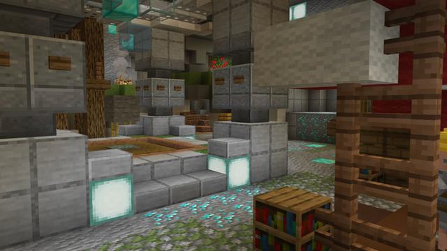 Screenshot of the Minecraft Bedrock Marketplace product Ore Clicker created by RareLoot.