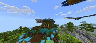 Panorama of the Minecraft Bedrock Marketplace product Parkour Speedrun created by RareLoot.