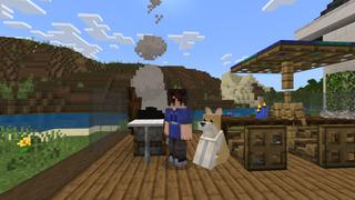 Screenshot of the Minecraft Bedrock Marketplace product Pets: Dogs created by RareLoot.