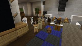 Screenshot of the Minecraft Bedrock Marketplace product Pets: Dogs created by RareLoot.