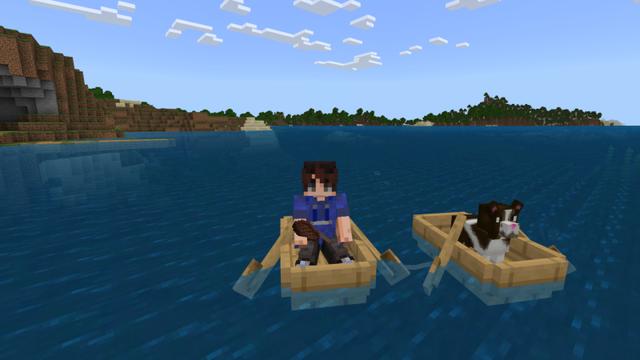 Screenshot of the Minecraft Bedrock Marketplace product Pets: Dogs created by RareLoot.