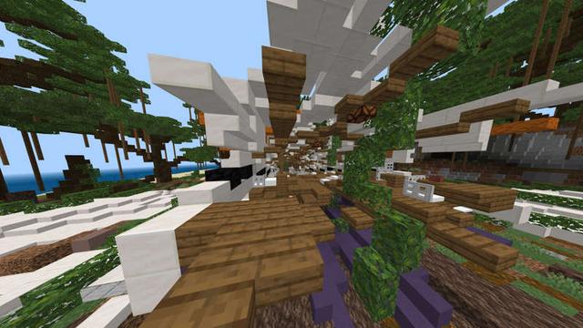 Screenshot of the Minecraft Bedrock Marketplace product Plane Crash created by RareLoot.