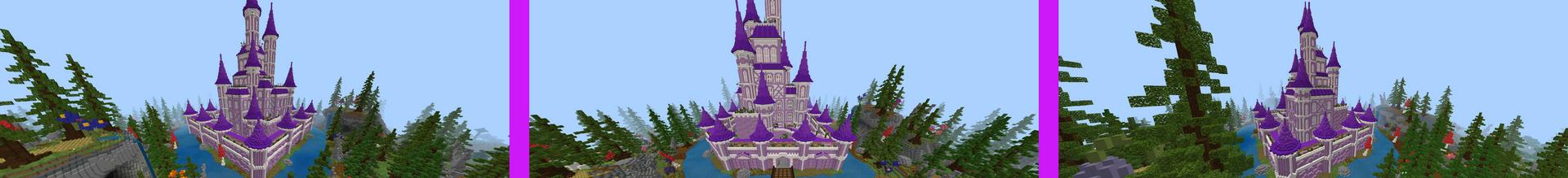 Panorama of the Minecraft Bedrock Marketplace product Princess Palace created by RareLoot.