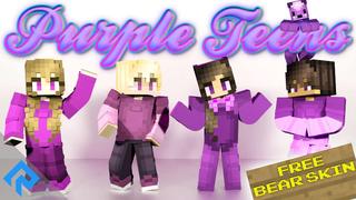 Thumbnail of the Minecraft Bedrock Marketplace product Purple Teens created by RareLoot.