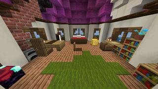 Screenshot of the Minecraft Bedrock Marketplace product Rainbow Castle created by RareLoot.
