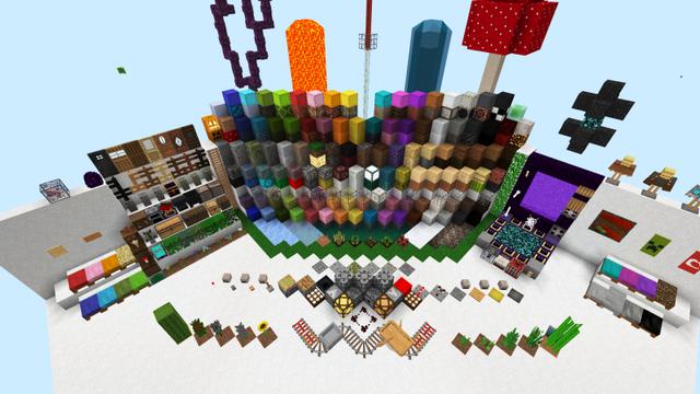 Screenshot of the Minecraft Bedrock Marketplace product ReBlocks created by RareLoot.