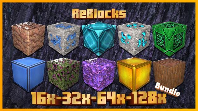 Thumbnail of the Minecraft Bedrock Marketplace product ReBlocks created by RareLoot.