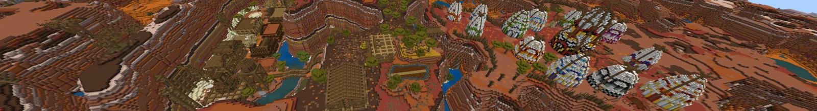 Panorama of the Minecraft Bedrock Marketplace product Red Block Redemption created by RareLoot.