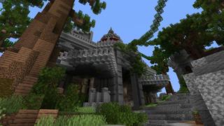 Screenshot of the Minecraft Bedrock Marketplace product Red Flying Fortress created by RareLoot.